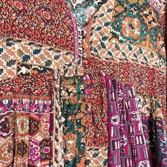 UMGEE Boho Pom Pom Printed Dress - Picture 4 of 9